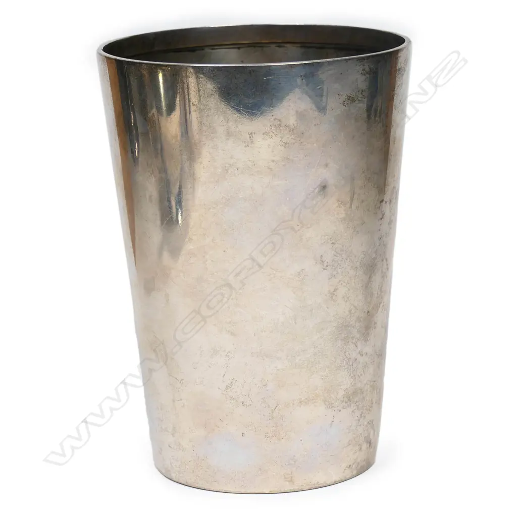 B. Petersen & Co. (Christchurch) large silver beaker, Image 1++